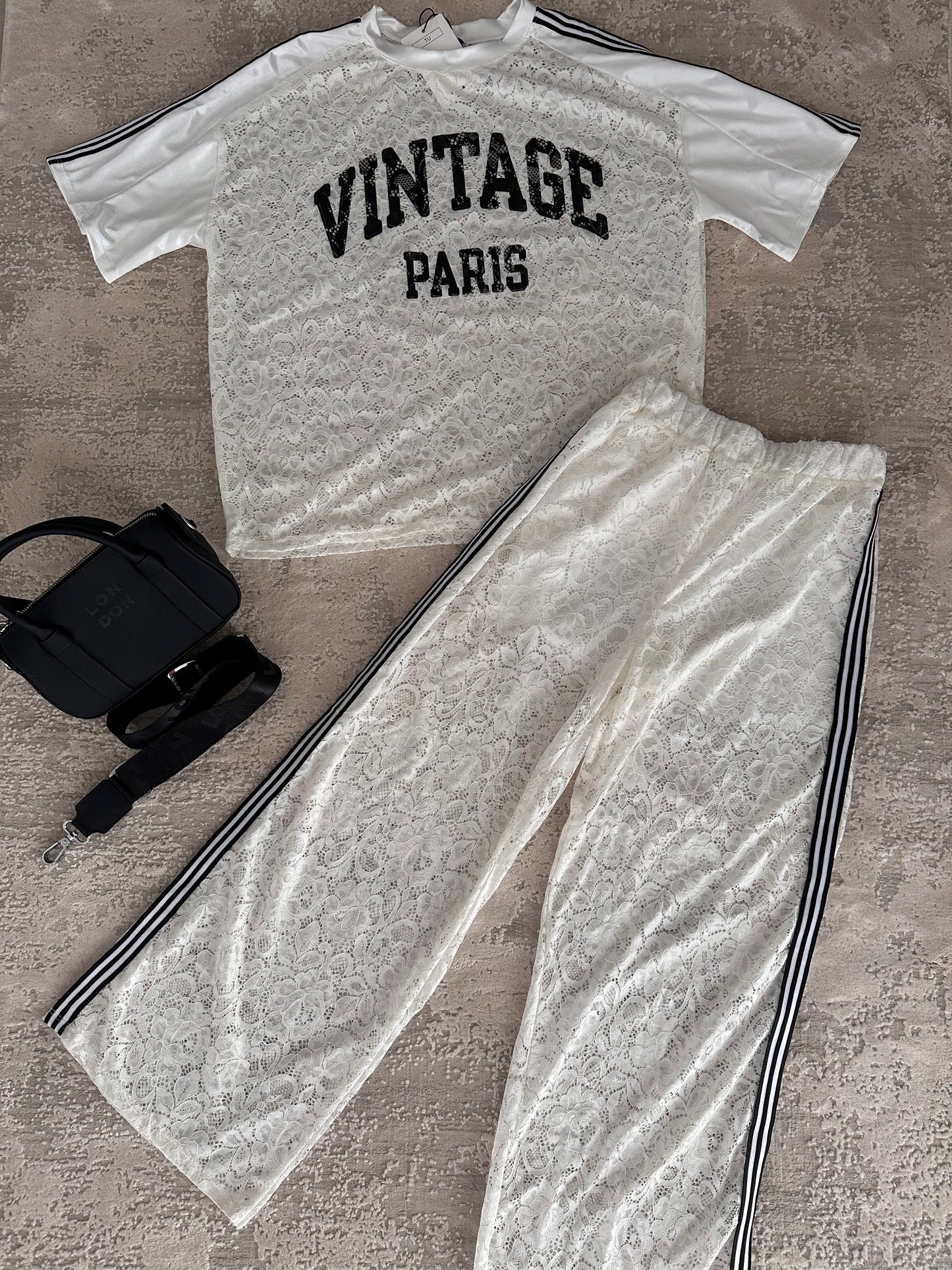 Paris Laced Set- Off White
