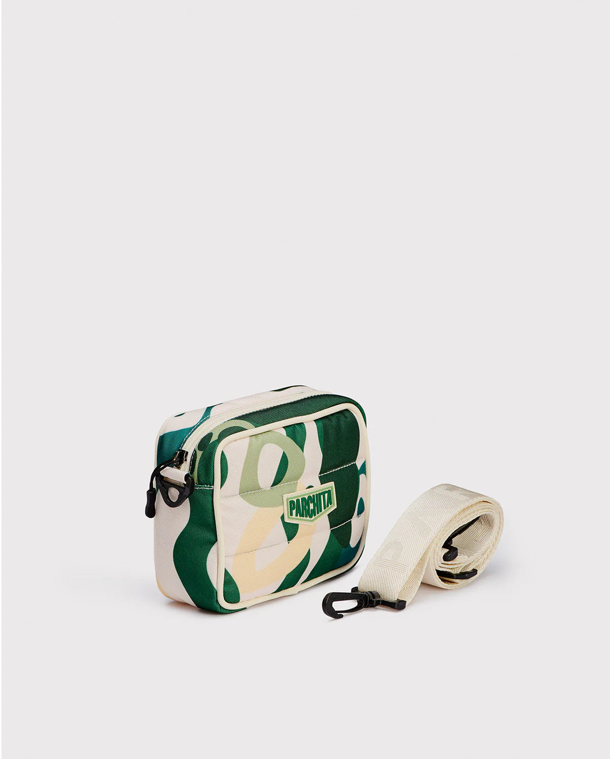Bandolera Milu- Ivory x Green