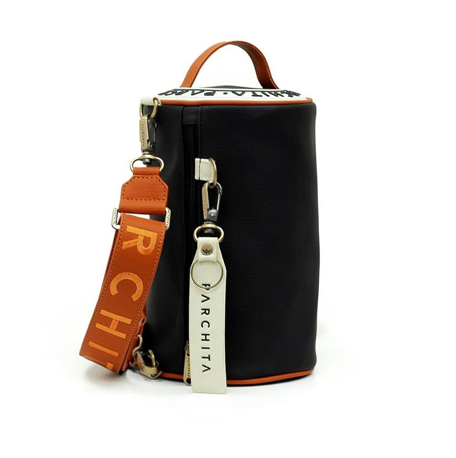 Cartera Cilindro Negra