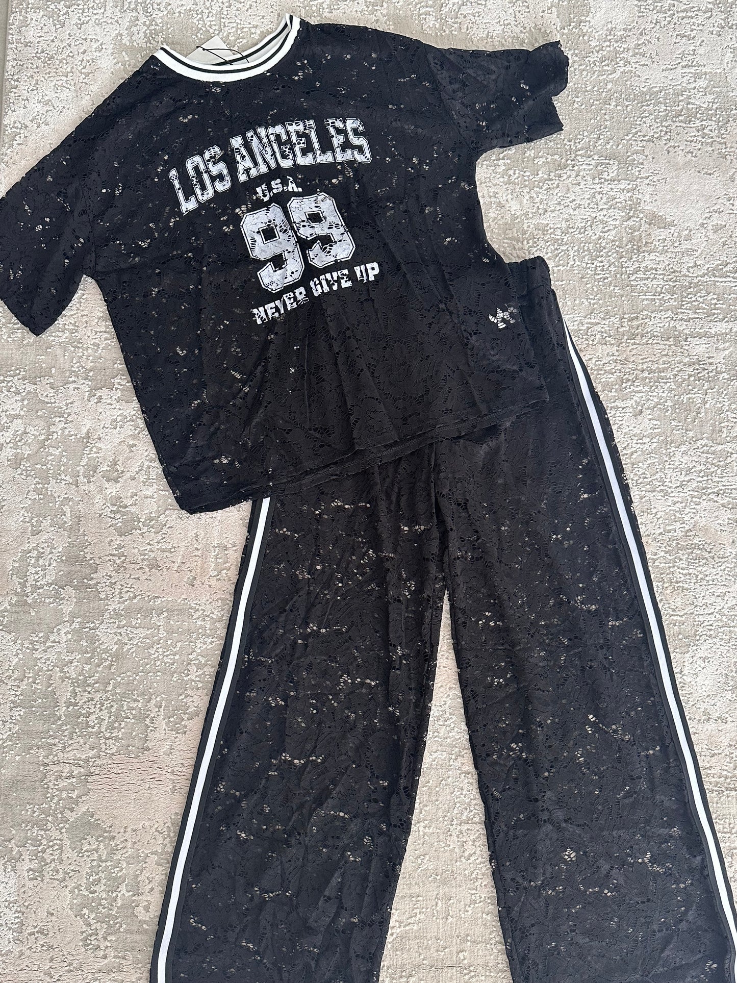 LA Laced Set- Black