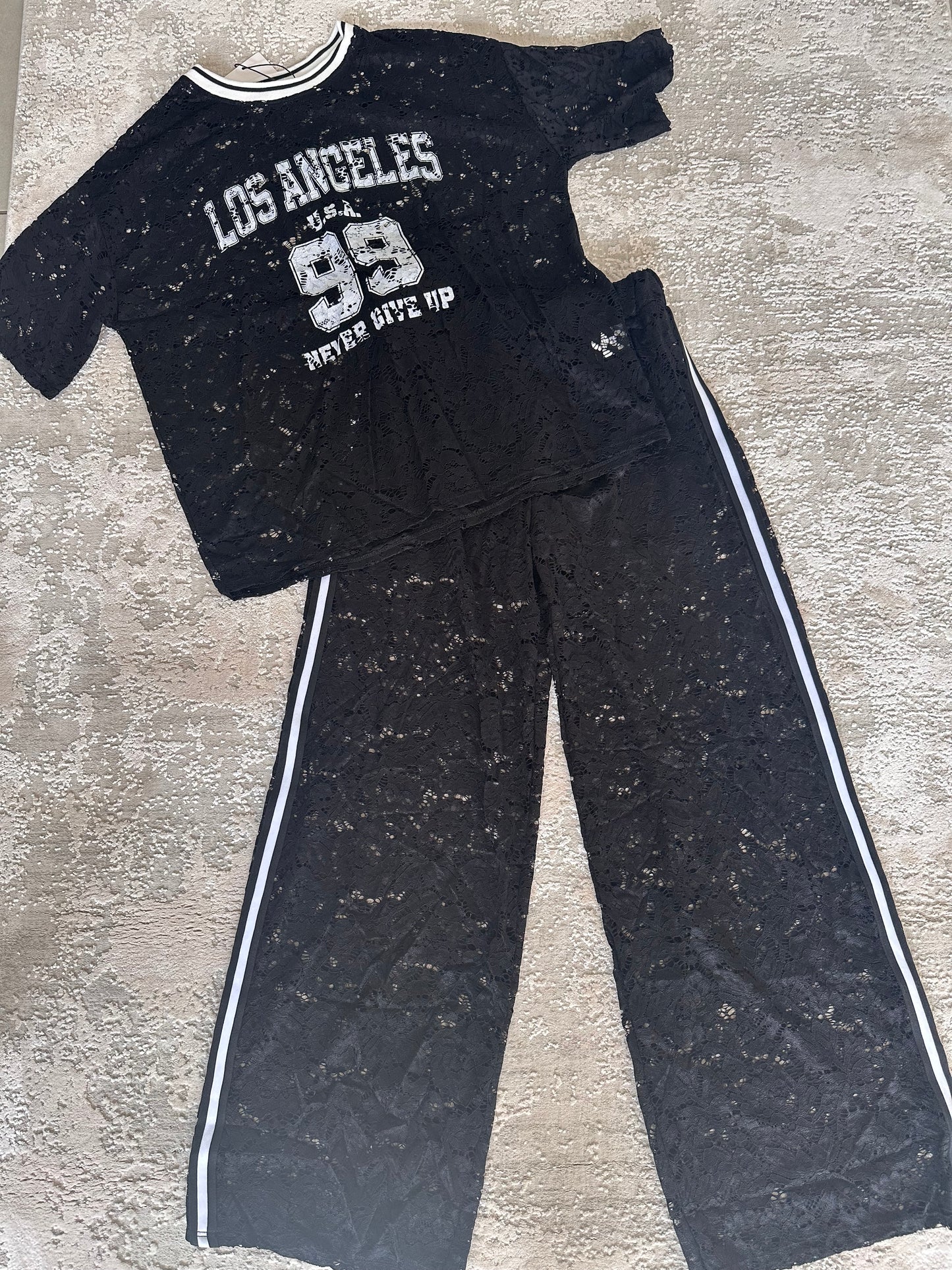 LA Laced Set- Black