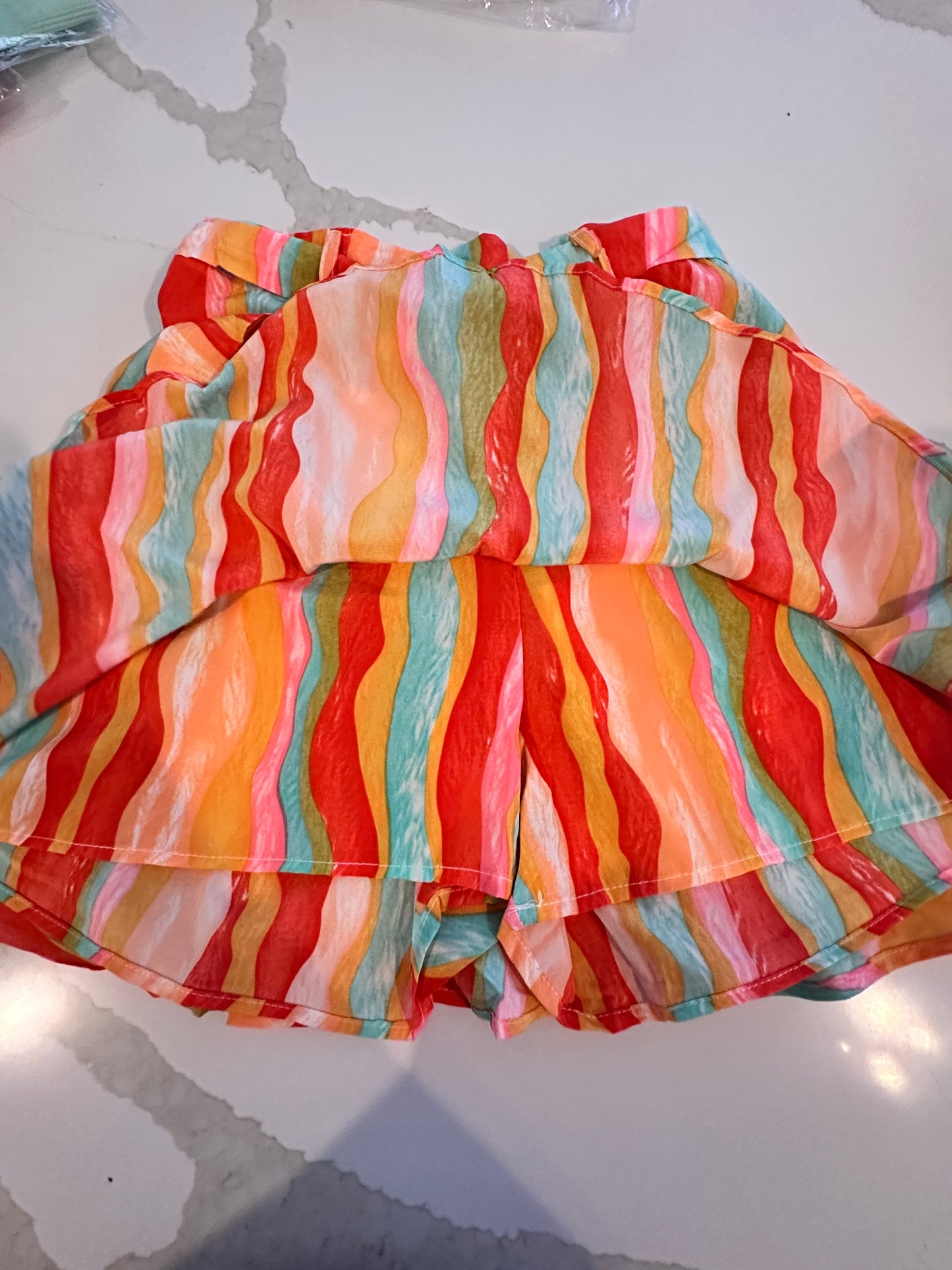 Multi Color Skort