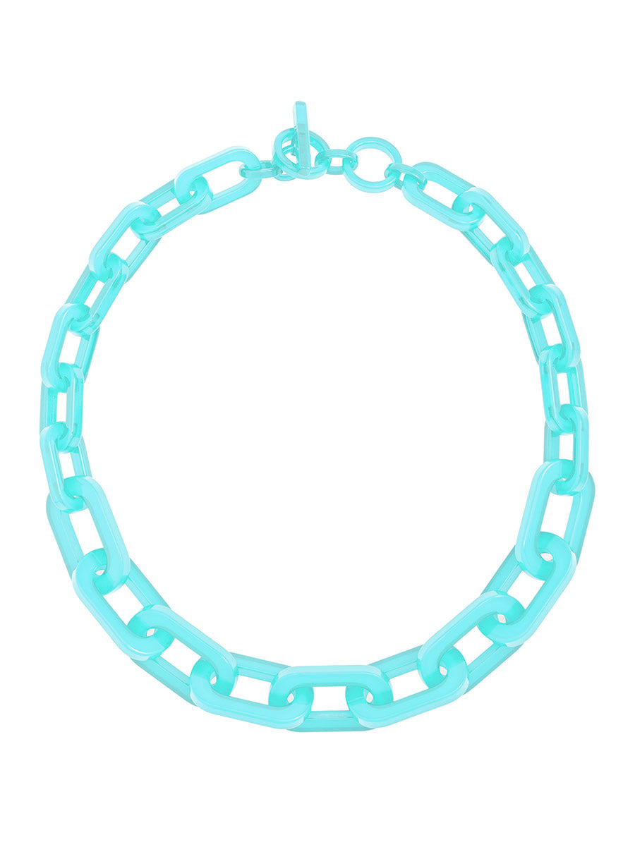 Alice Short Necklace- Aqua