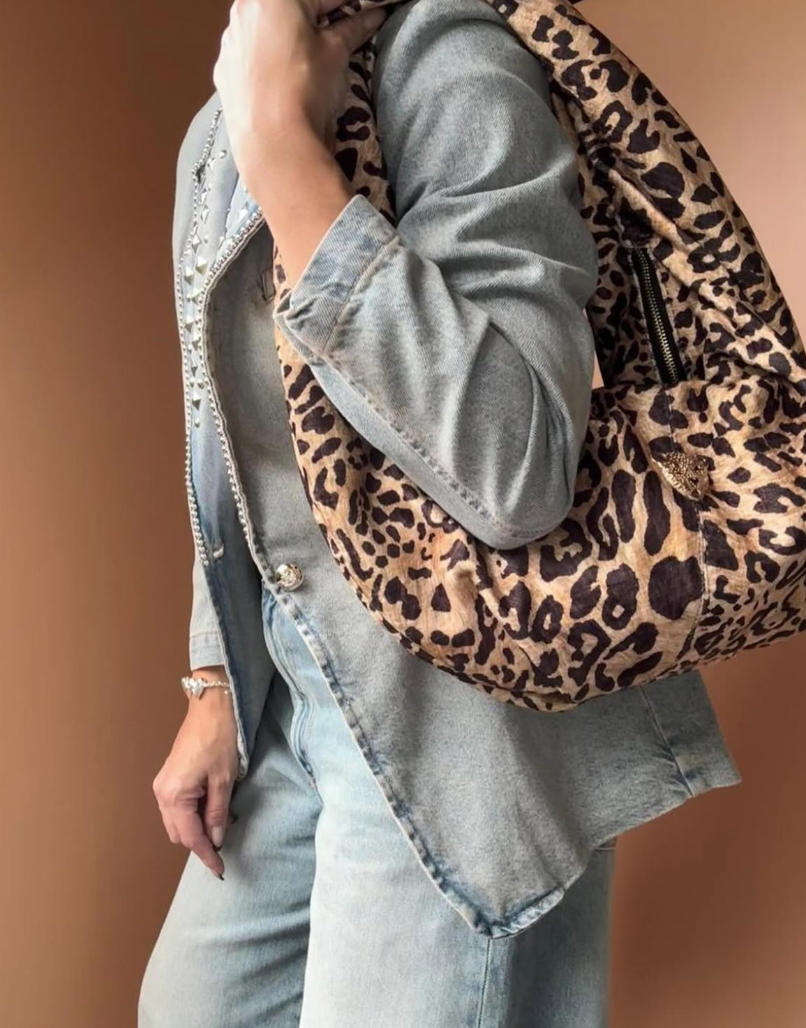 Leopard Sak Bag