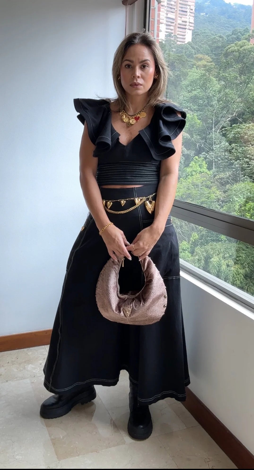 Cartera Hobo- Pitón