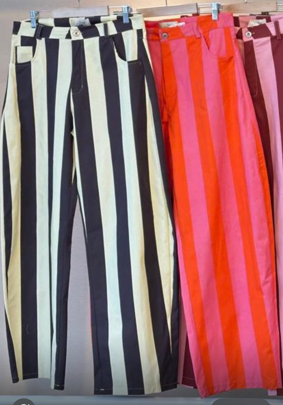 Pre-Order Striped Barrel- Pink/Orange