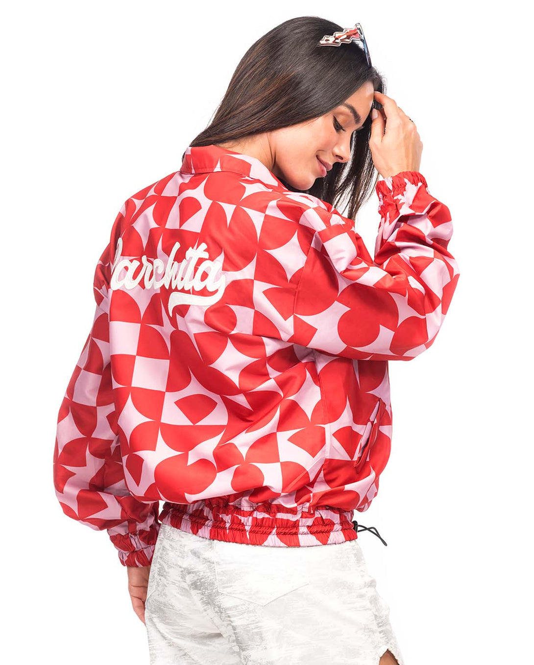 Jacket Parchita Kai- Rojo x Rosado