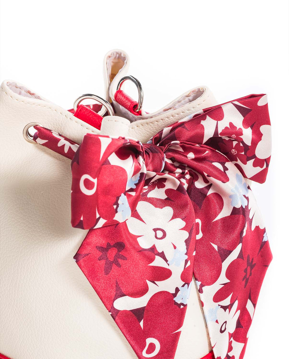 Bolso Vilma Rojo Ivory x Cherry- The Garden