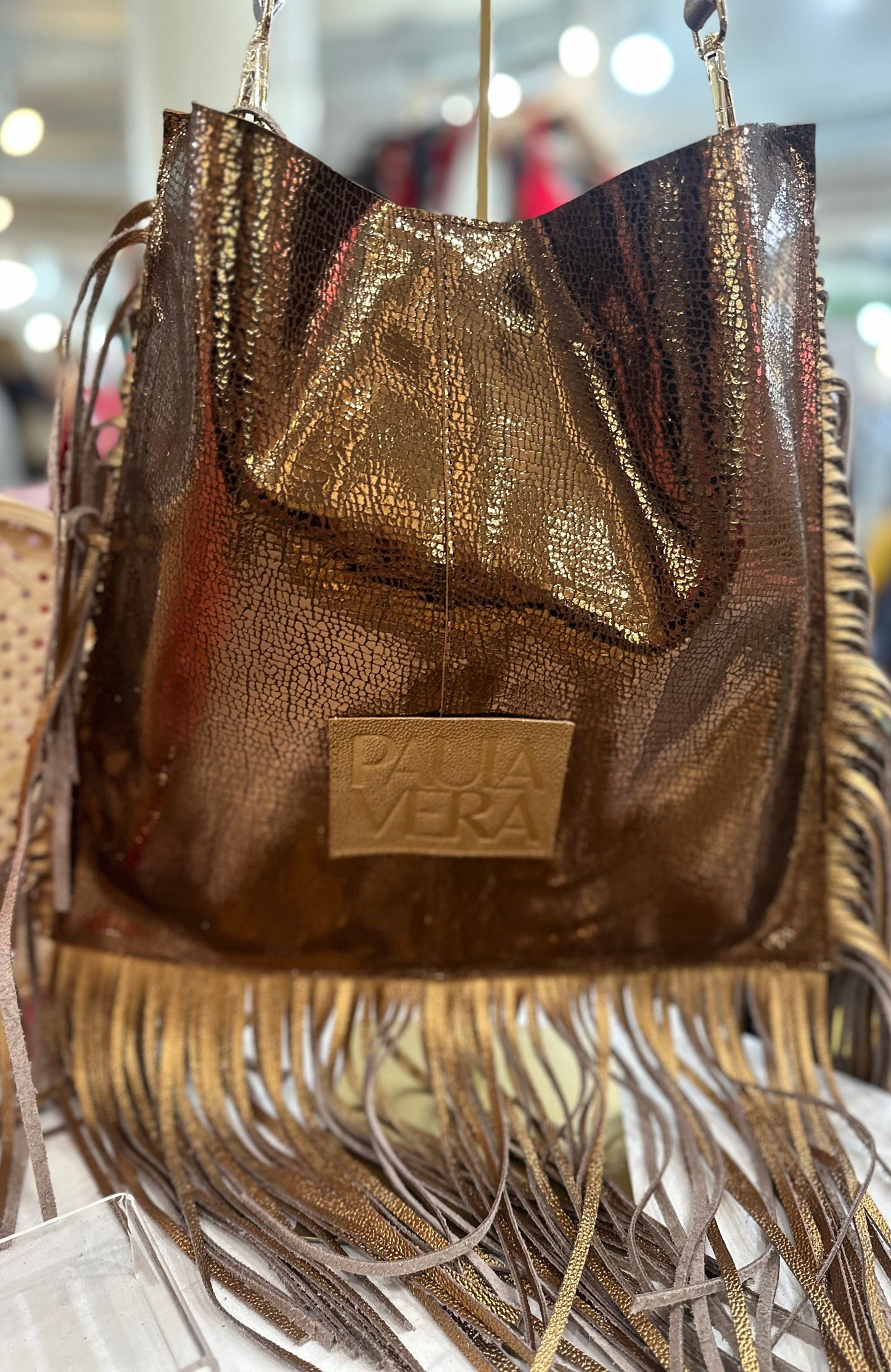 Vera Leather Bag- Copper