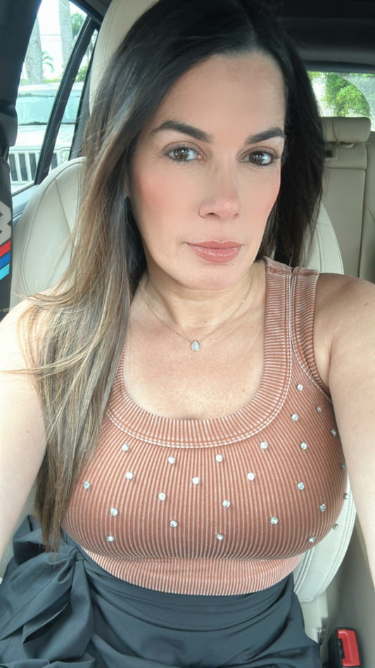Camel Crop Top