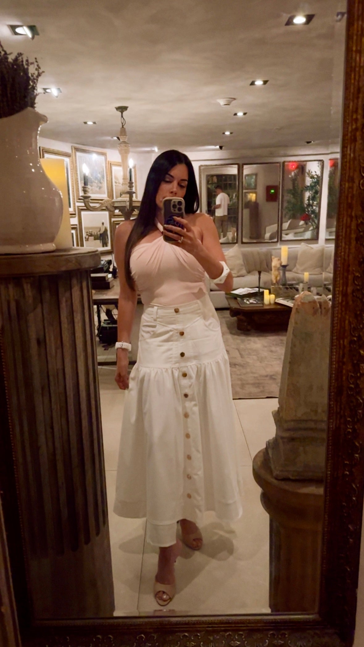 Maxi Skirt- White