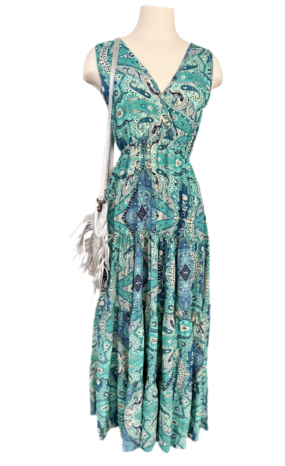 Paani Maxi Dress- Turquoise