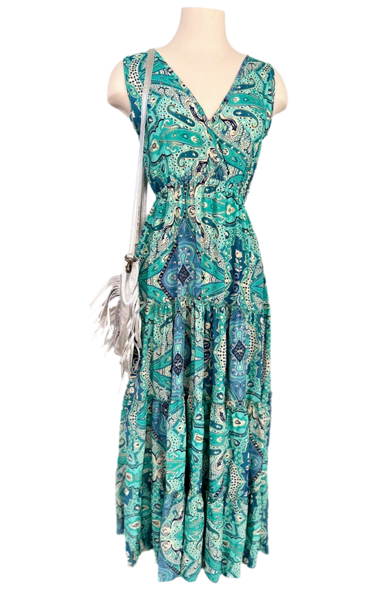 Paani Maxi Dress- Turquoise