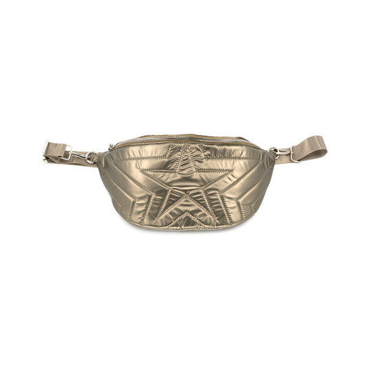 Metallic Star Fanny Pack- Gold