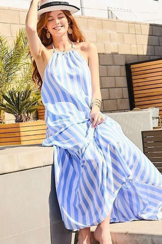 Striped Maxi Dress