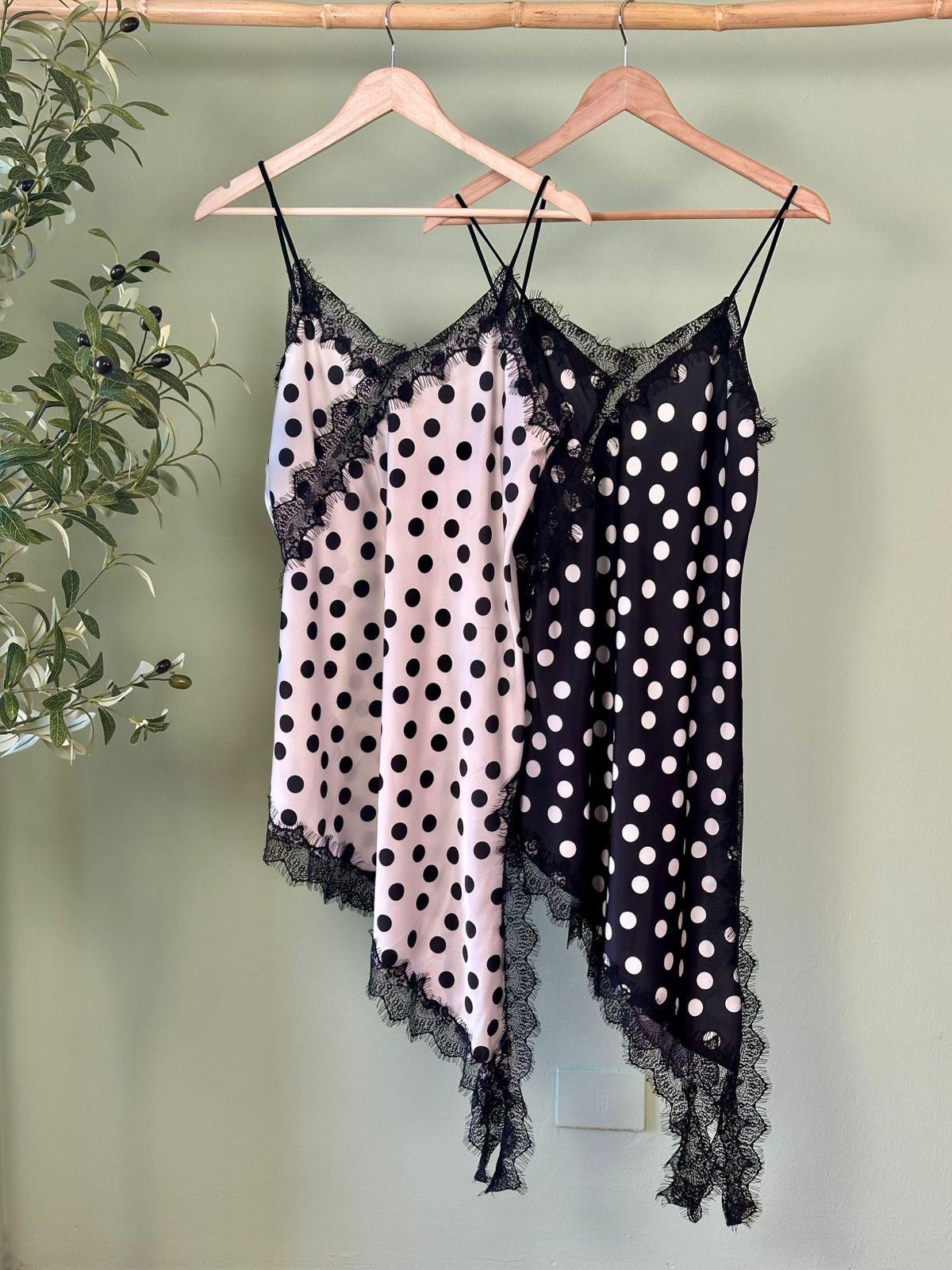 Laced Polka Dress 🇮🇹