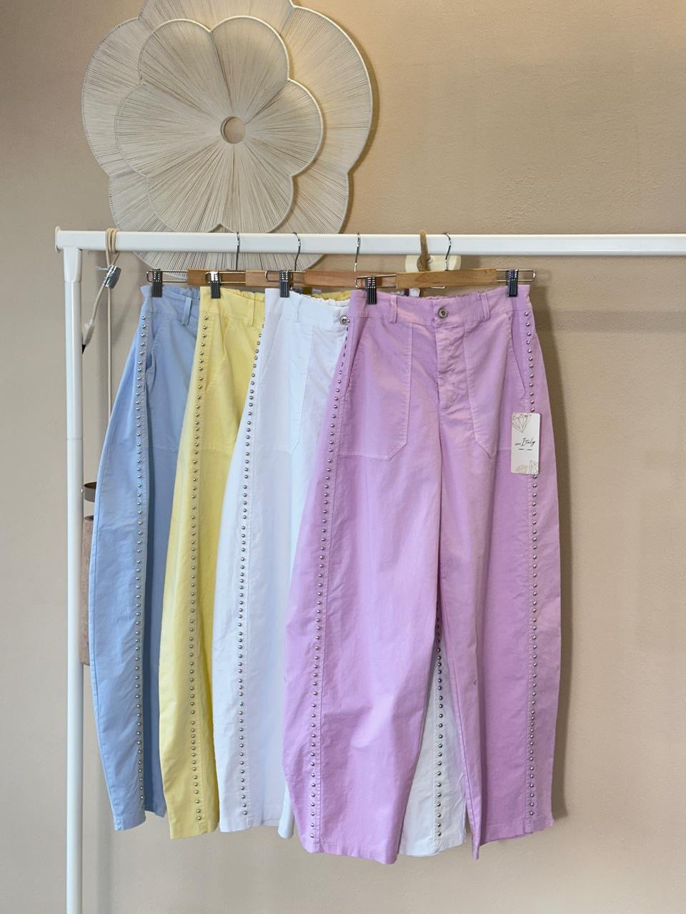 Pre-Order Studded Barrel Pant- New