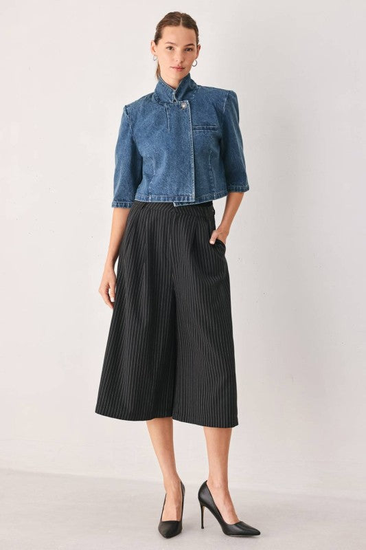 Denim Crop Jacket