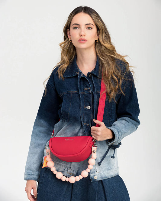 Cartera Lumina- Rojo x Rosado