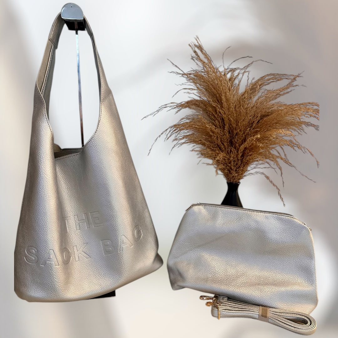 The Sack Bag- Silver