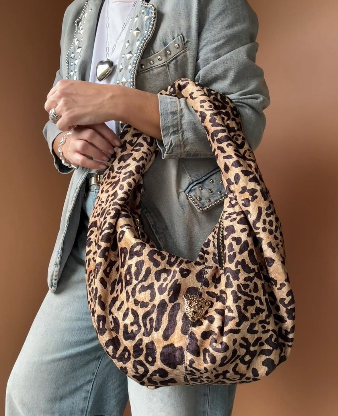 Leopard Sak Bag