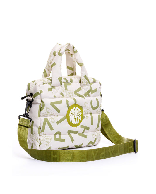 Practi Bag Jelly Blanco/Verde