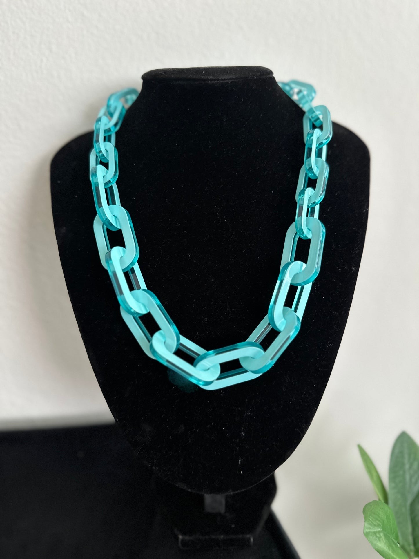 Alice Short Necklace- Aqua