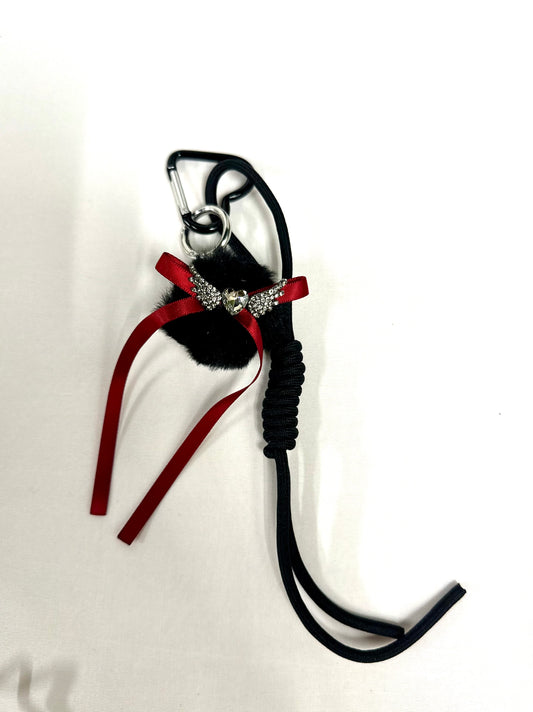 Black Angel Bag Charm