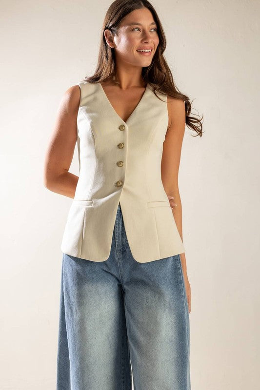 Ecru Vest