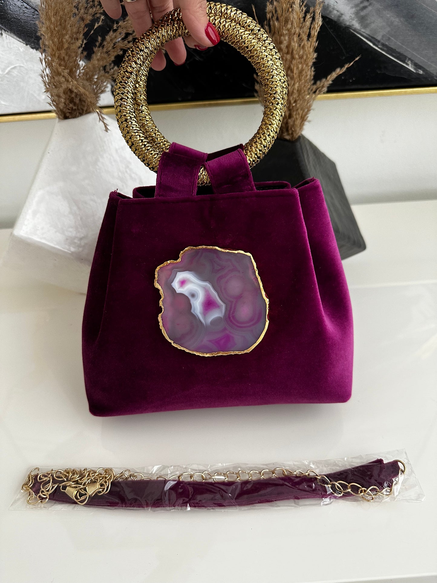 Ágatha Velvet Bag