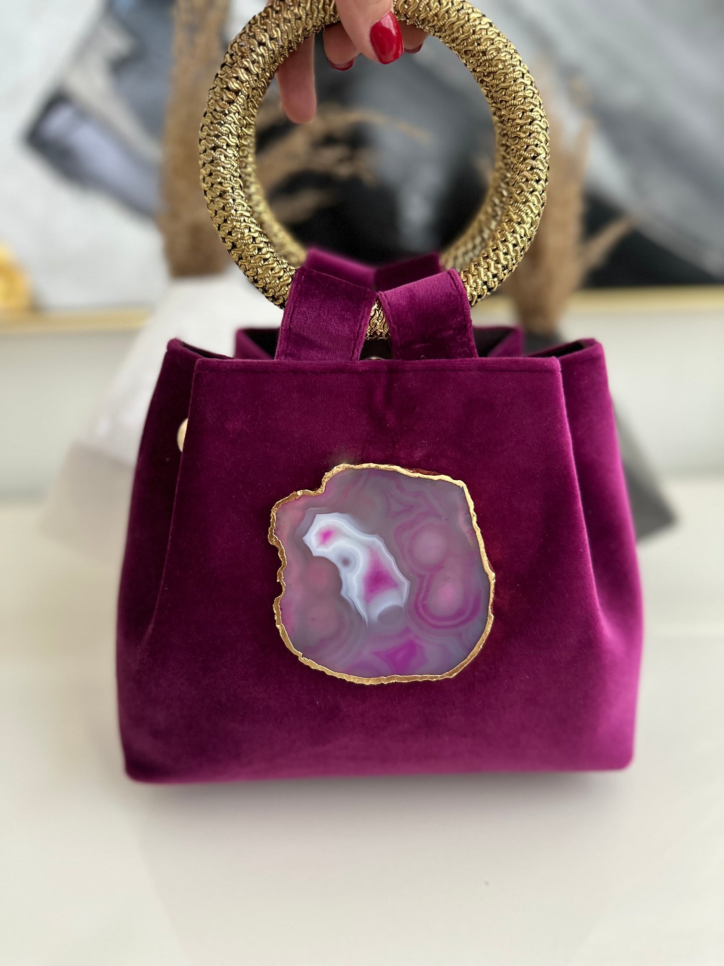 Ágatha Velvet Bag