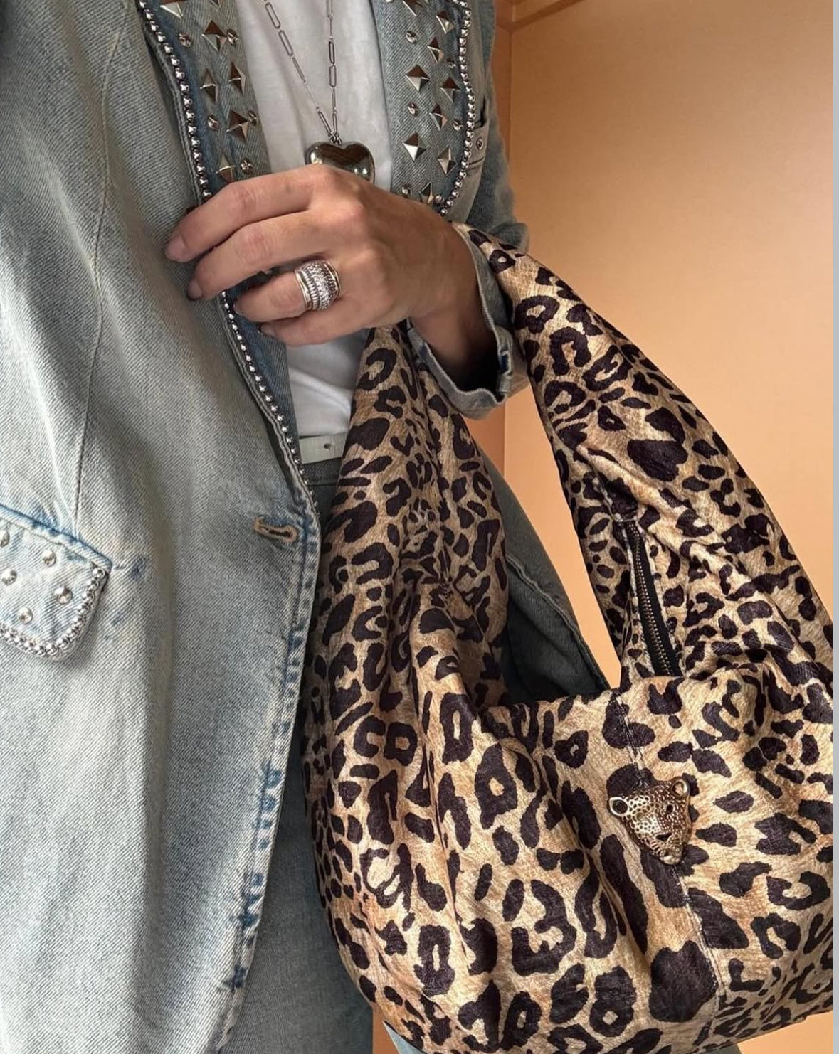 Leopard Sak Bag