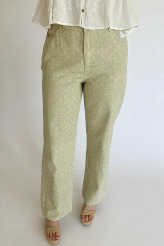 Pistacho Wide Leg Pants