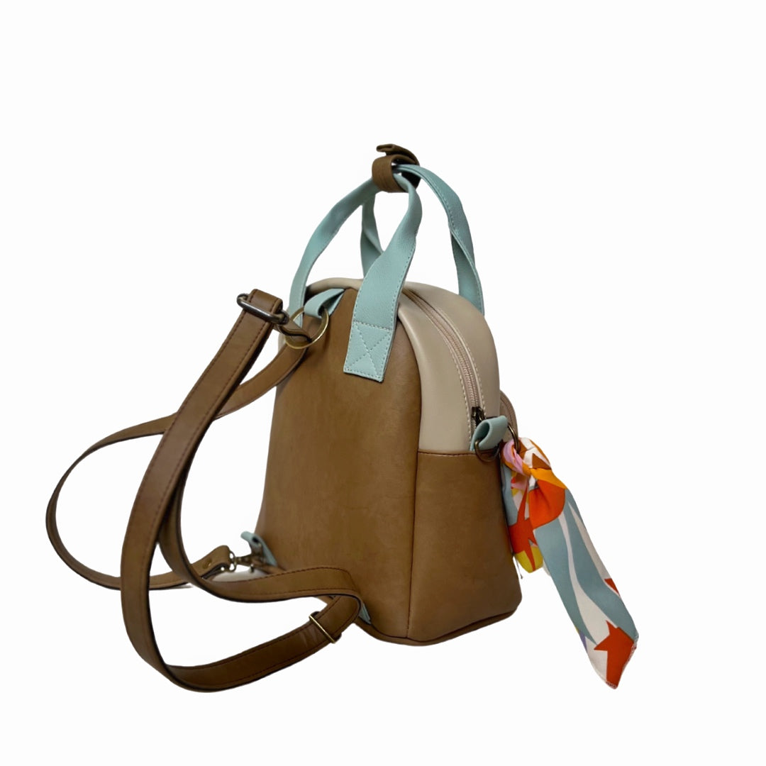 Bolso Morral Sammy Menta/Tabaco