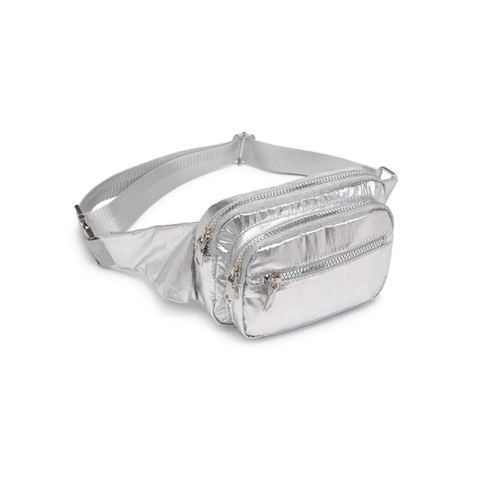 Hip Hugger Belt Bag- Silver