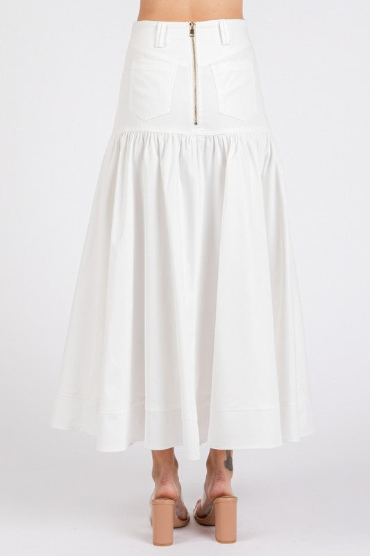 Maxi Skirt- White