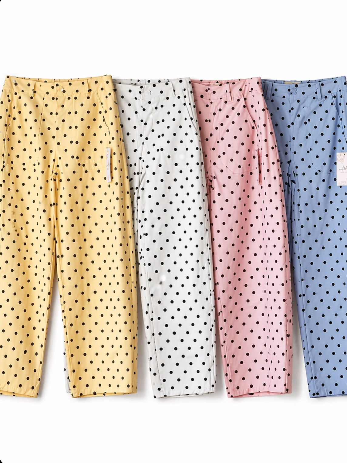 Barrel Pant- Polka Dots