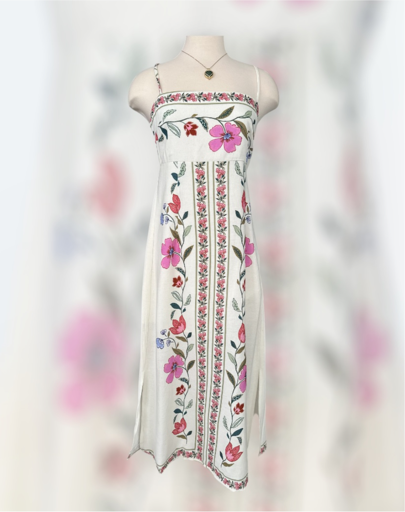 Maya Floral Midi Dress