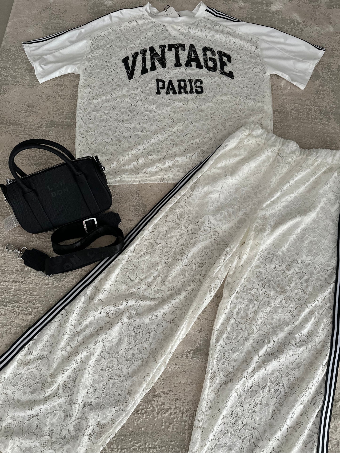 Paris Laced Set- Off White