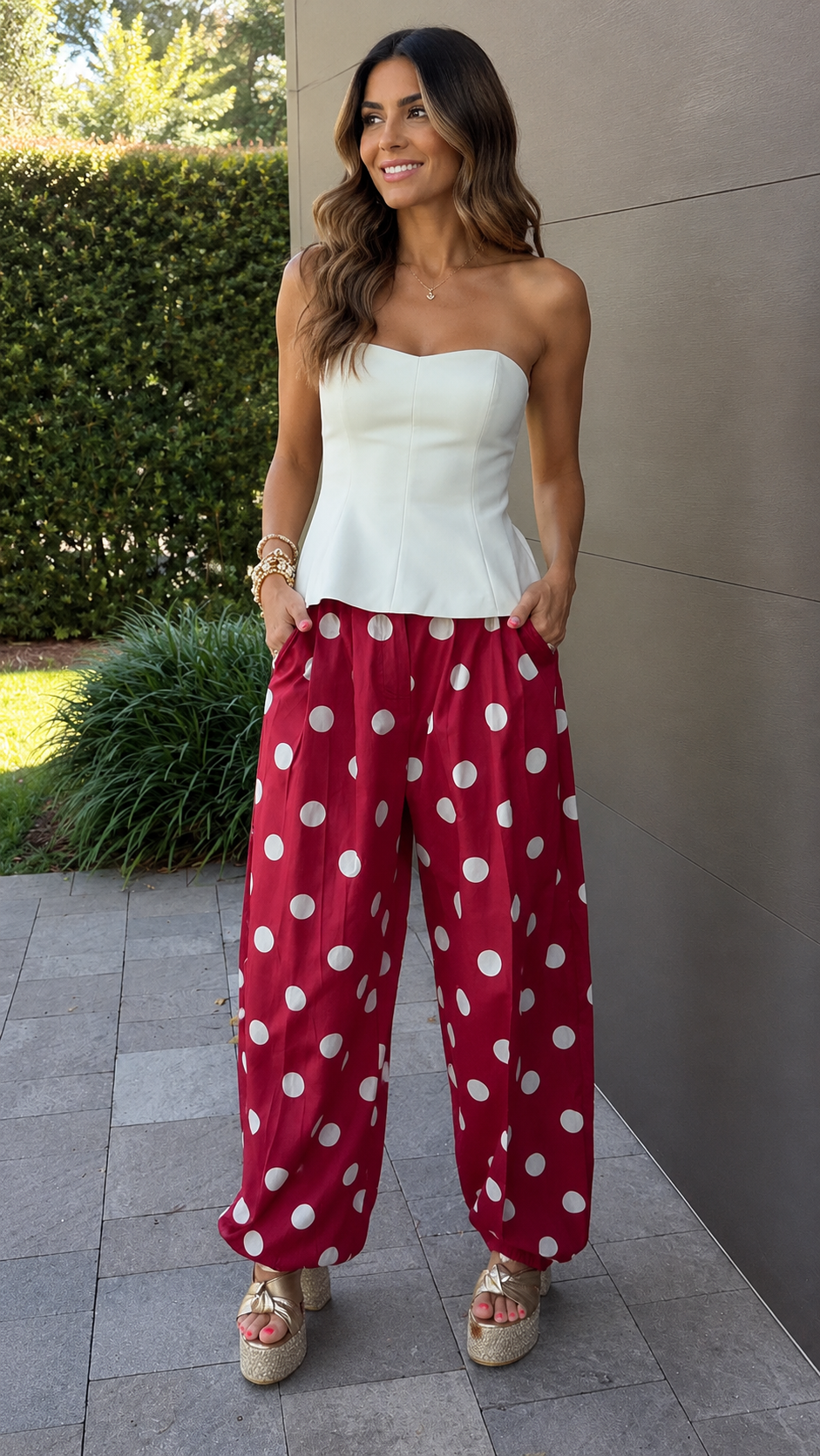 Polka Ballon Pant