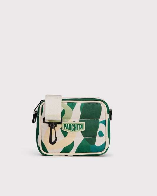 Bandolera Milu- Ivory x Green