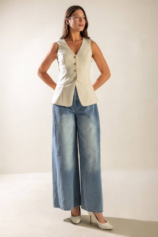Ecru Vest