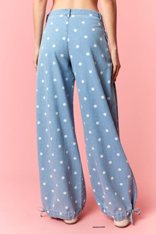 Amaia Polka Dot Denim
