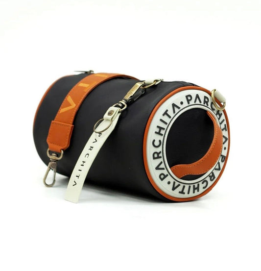 Cartera Cilindro Negra