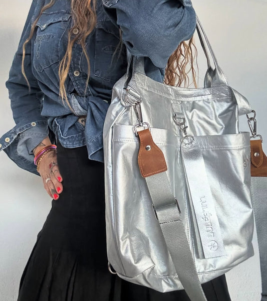 Lolo Tote Bag- Plata
