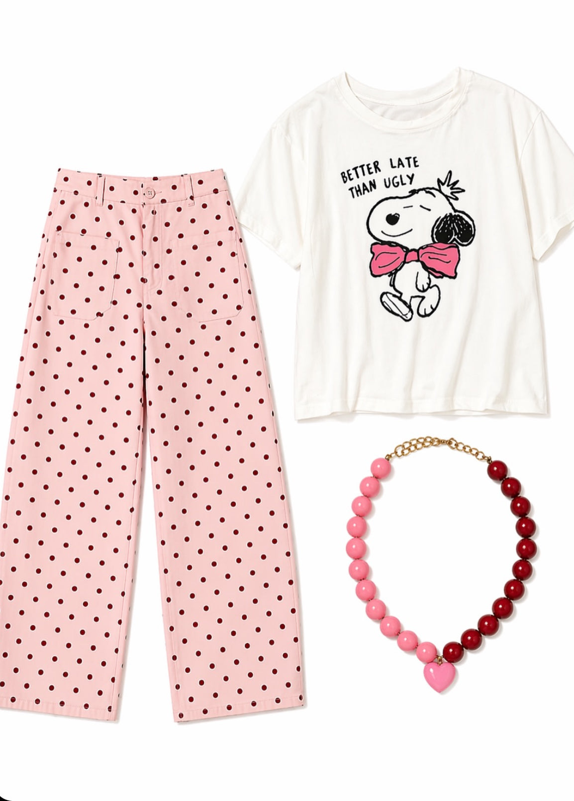 Barrel Pant- Polka Dots
