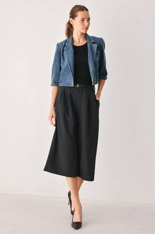 Denim Crop Jacket