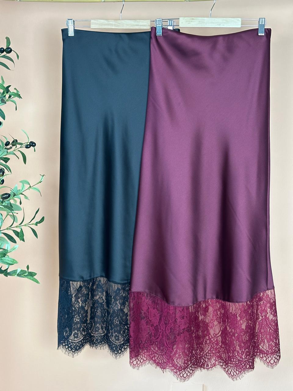 Amalfi Silk Maxi Skirt