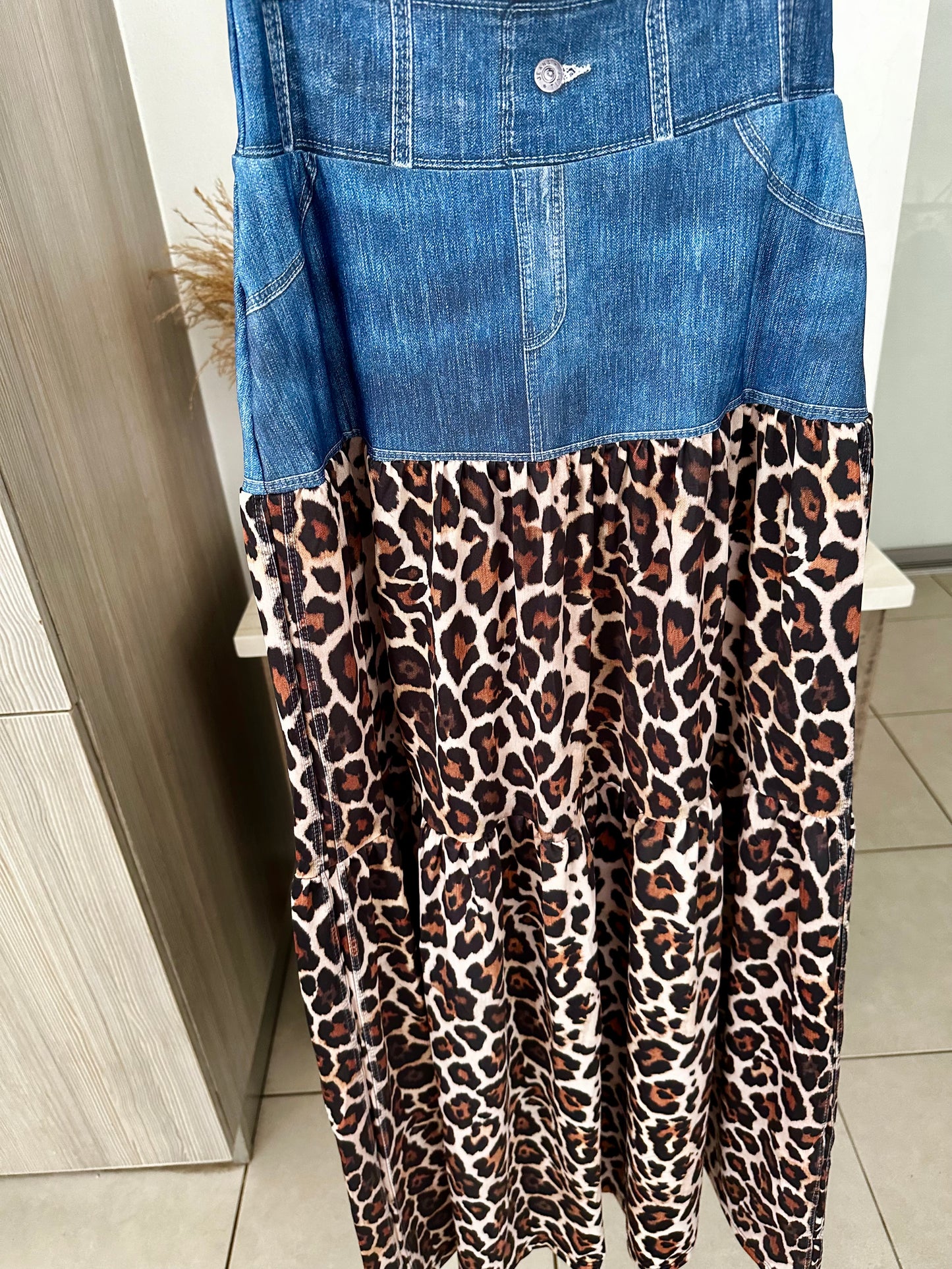 Leopard Maxi Skirt