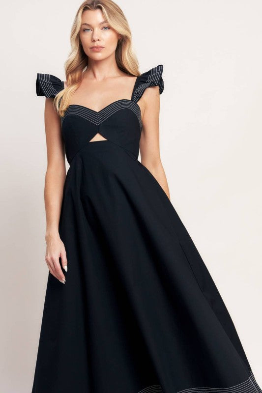 Black Midi Dress